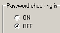 1. Password ON/OFF Switch