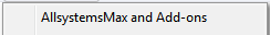 1. AllsystemsMax and Add-ons
